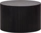Table d'appoint Woood sanne - mdf - noir - 40x60x60
