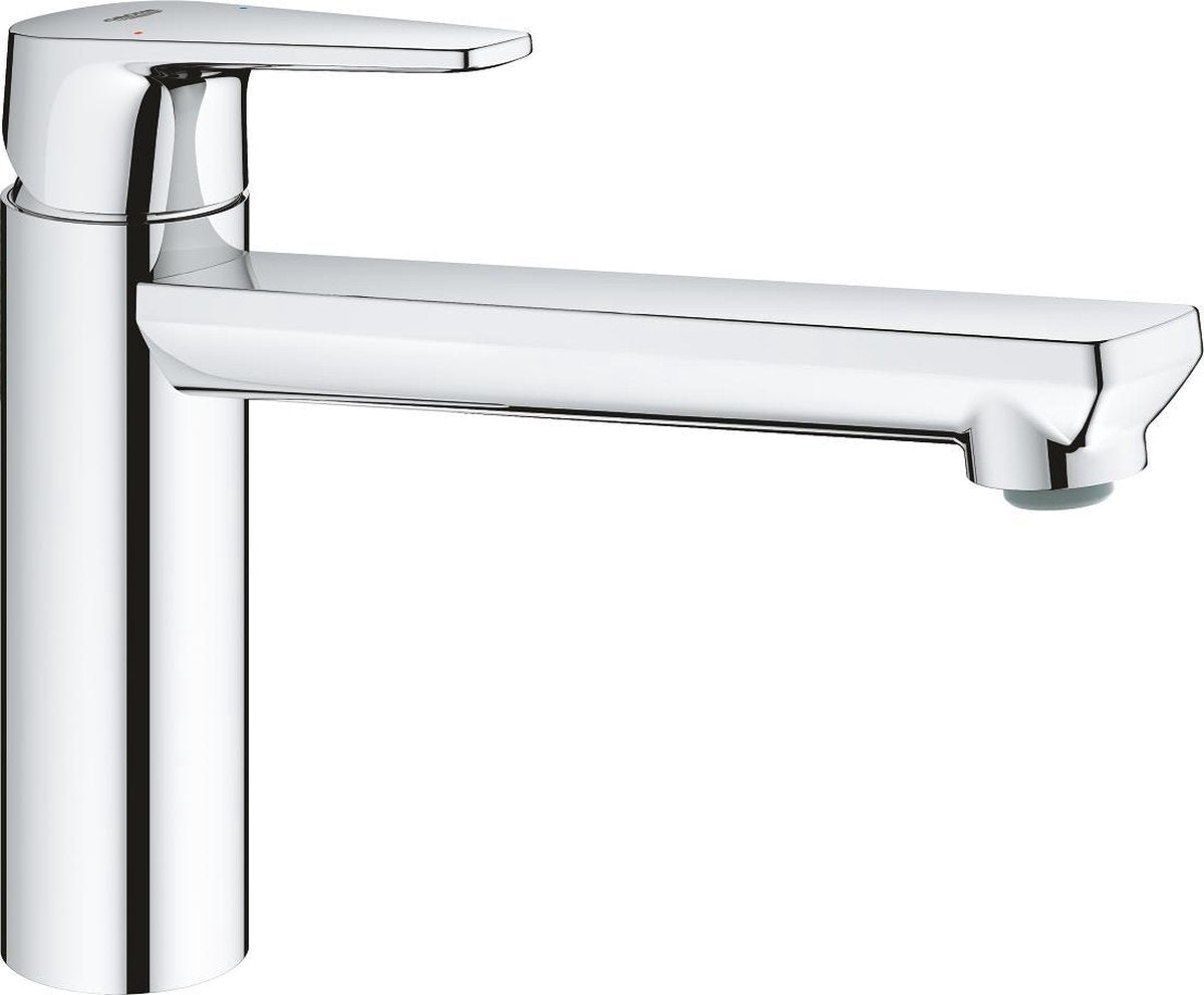 Robinet de cuisine Grohe bauedge - bec moyen - chrome - 31693000