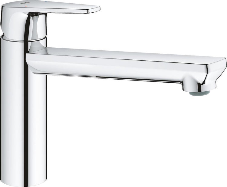 Robinet de cuisine Grohe bauedge - bec moyen - chrome - 31693000