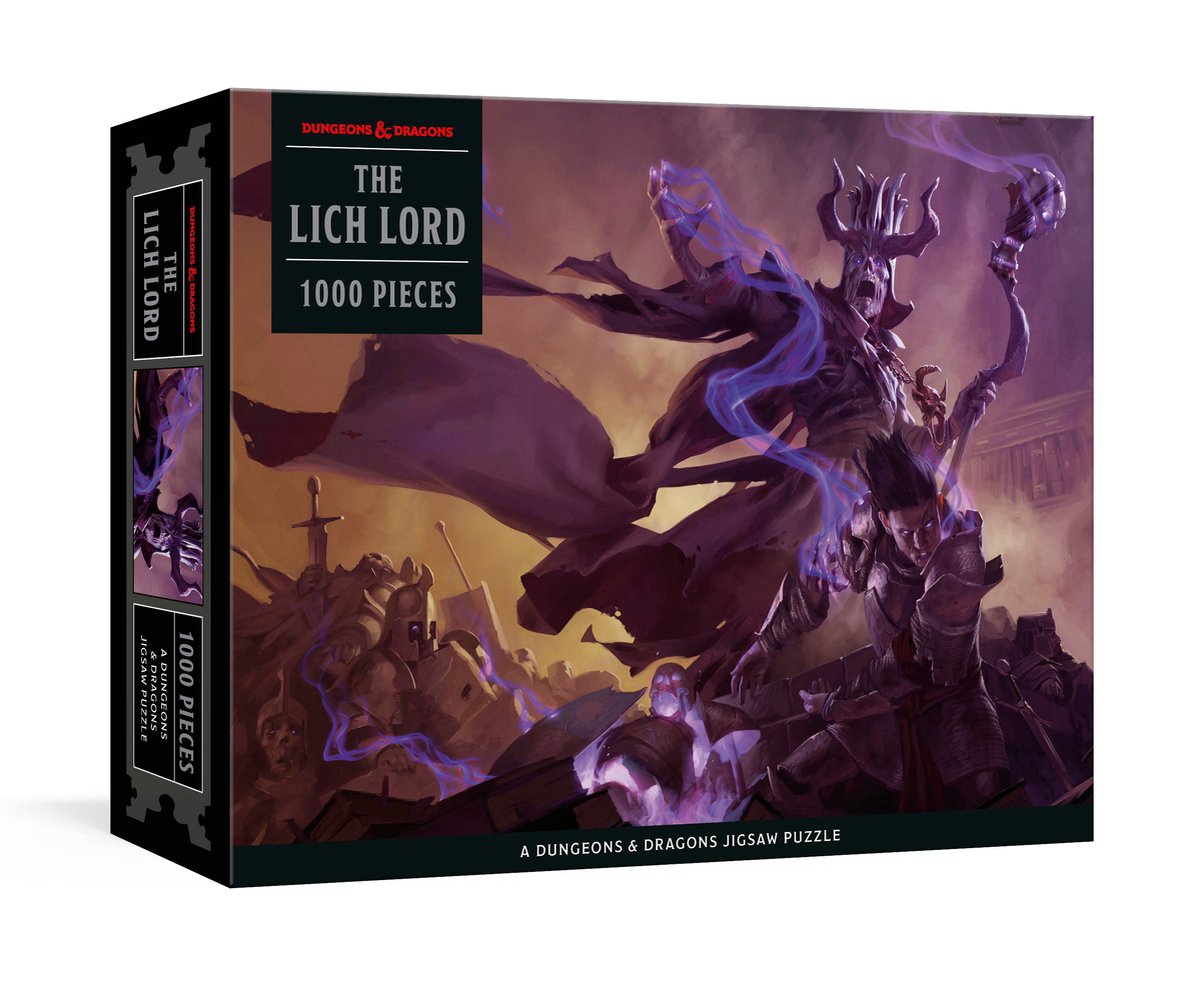 Dragons de donjons - puzzle du seigneur-liche