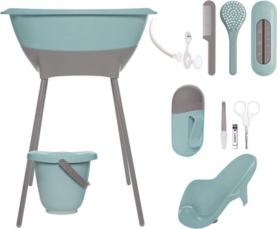 Luma babycare ensemble de bain et de soins luma bleu glace