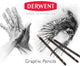 Ensemble de crayons médiums graphiques Derwent dans une boîte assortie 12 pièces