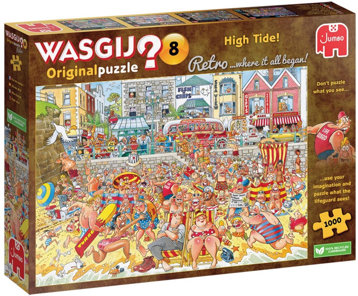 Jumbo Washij Retro Original 8 Jigsaw Puzzle Flood!, 1000st.