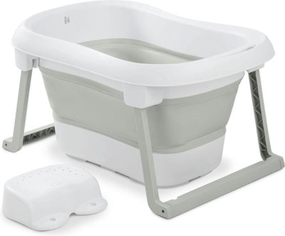 Hauck wash nfold l - baignoire bébé - pliable - blanc - sauge