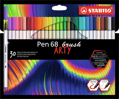 Stabilo Pen 68 Arty Felt -Tip stylos 30e.