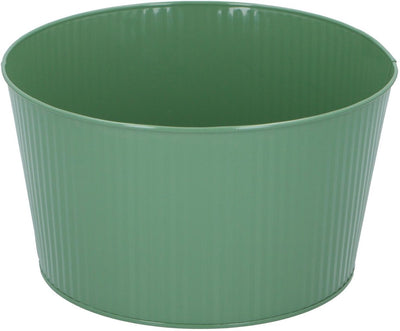 Pot de fleur Arti casa - 25 x 14 cm - cache-pot pour fleurs et plantes d'intérieur - vert