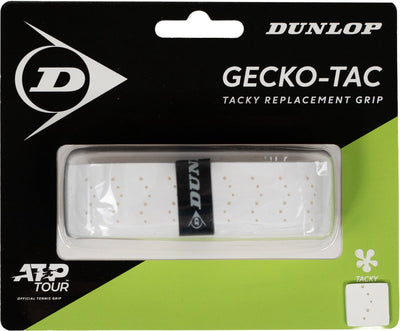Dunlop d tac gecko-tac rep grip wht 1pc blister unisexe grip - blanc