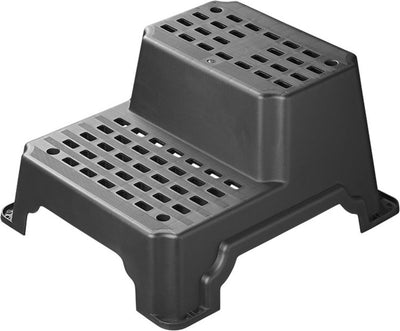 Escabeau Proplus - 2 marches - plastique - 70 x 60 x 38 cm - maximum 200 kg