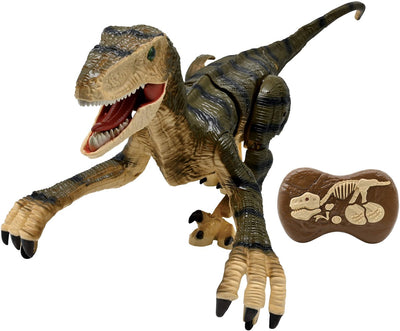 Dinosaure vélociraptor Lexibook RC sur télécommande avec effets sonores réalistes