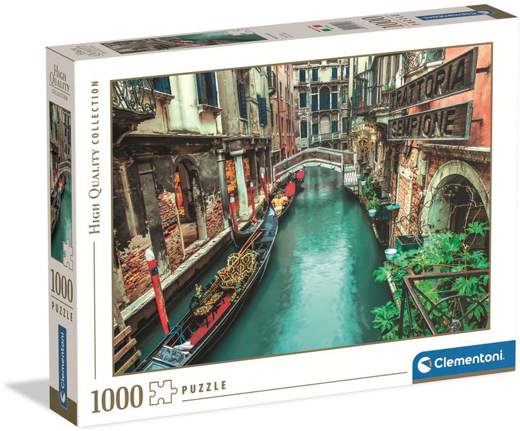 Clementoni - puzzle - 1000 pièces - Canal de Venise - puzzle pour adultes