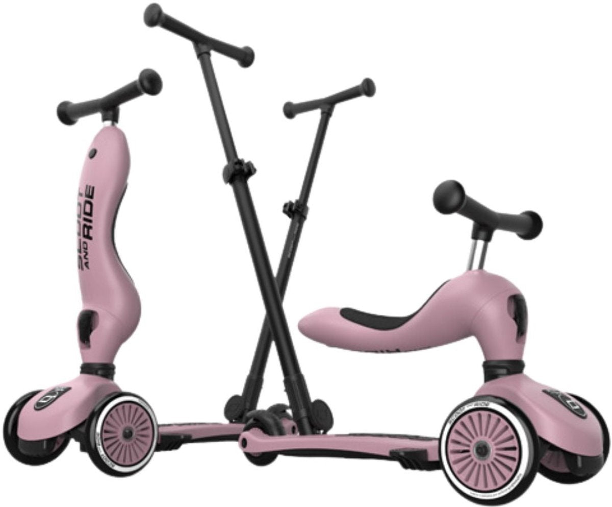 Scoot Ride Scoot and Ride HighwayKick 1push Go Wildberry