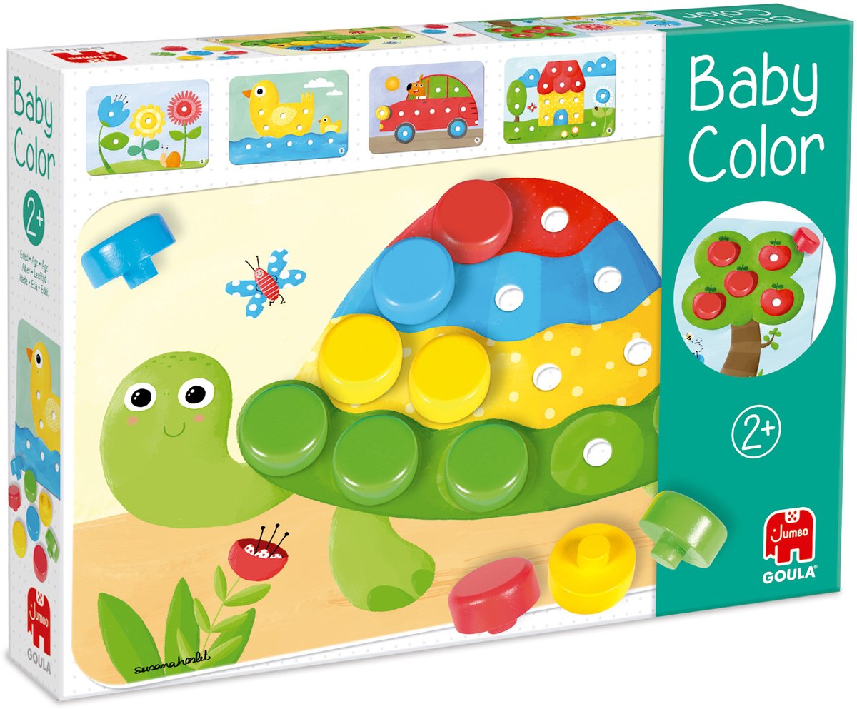 Goula jumbo - - tortue bébé couleur apprentissage des couleurs - jeu éducatif