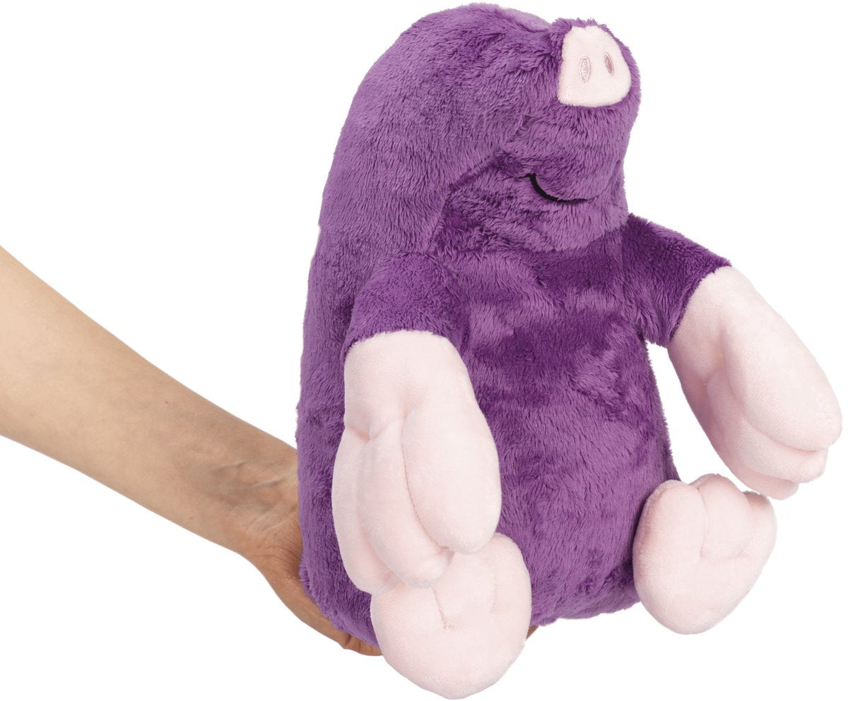 Bambolino Woezel Pip peluche peluche 25 cm taupe - jouets bébé bambin - 1 an, 2 ans, 3 ans, 4 ans - jouets