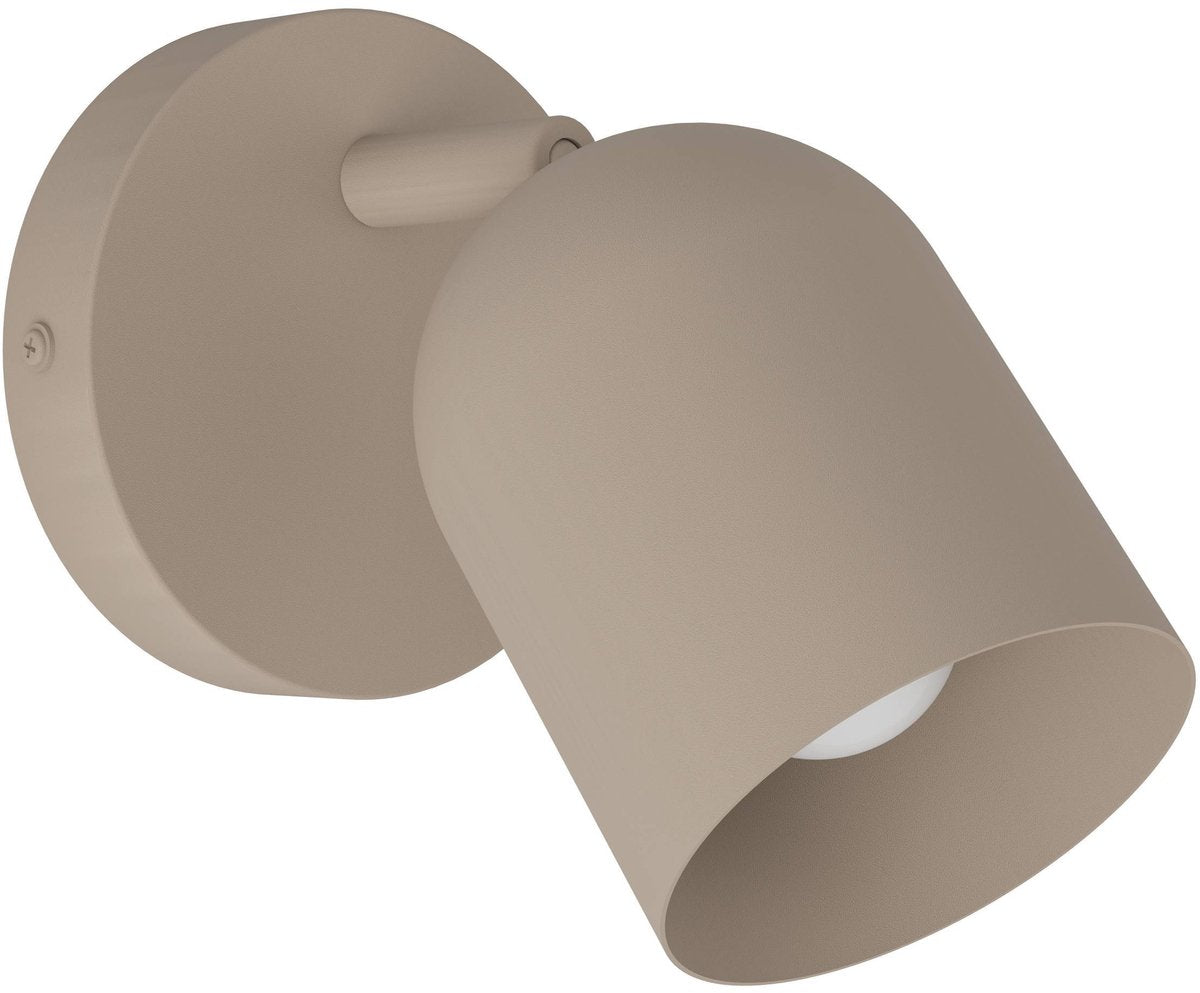 Spot Eglo tilston - e14 - 12 cm - couleur sable beige crème - inclinable