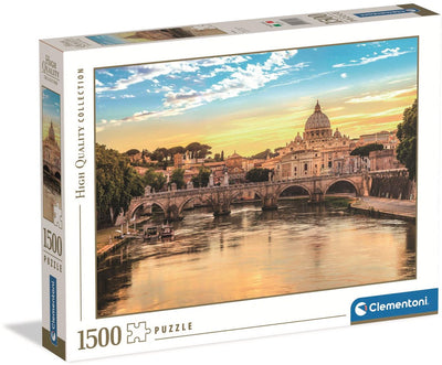 Clementoni - puzzle - 1500 pièces - vue de Rome - collection puzzle pour enfants et adultes - collection de haute qualité