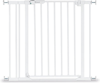 Hauck clear step autoclose 2 barrière d'escalier avec extension de 9 cm - 84 à 89 cm - blanc
