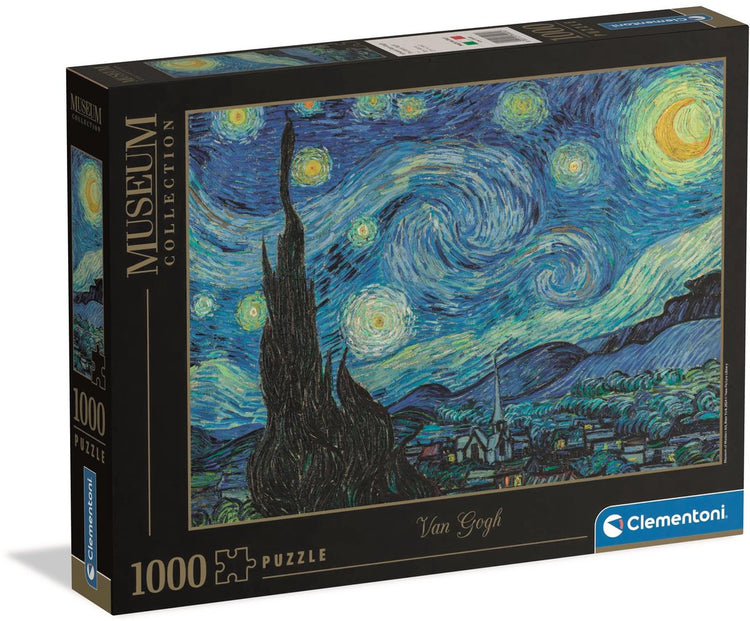 Clementoni - puzzle - 1000 pièces - la nuit étoilée - puzzle pour adultes - collection de haute qualité