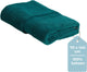 Faire taire. serviette de bain Living Hush Living - par pièce - 70×140 cm - 100% coton - qualité lourde 500g m2 - bordure élégante et boucle de suspension - vert foncé