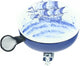 Cloche Widek Ding Dong delft bleu bateau sur carte