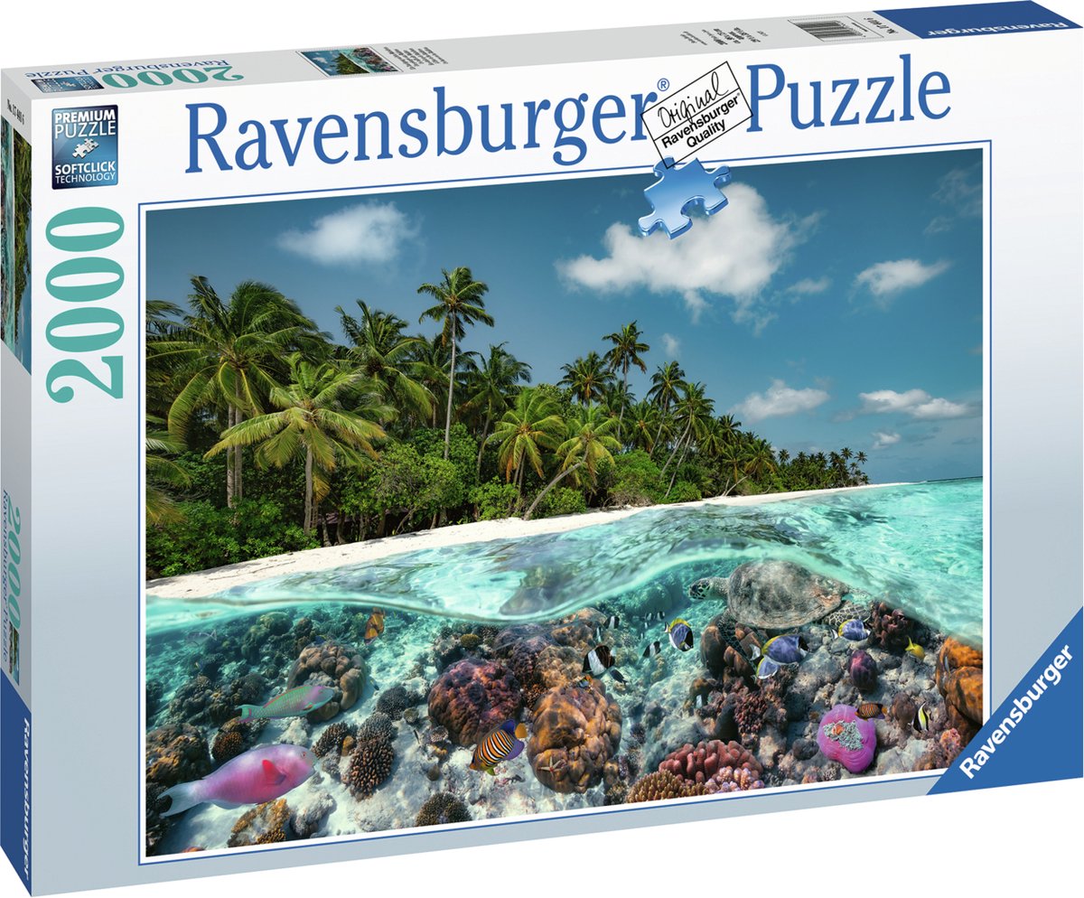 Ravensburger Puzzle une plongée sur les Maldives, 2000.