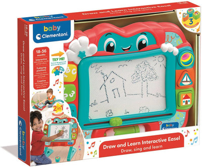 Clementoni Baby - Carte de dessin magnétique Ezel