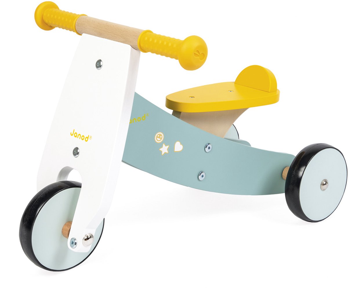 Janod - jardin heureux - tricycle draisienne