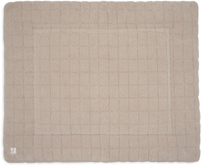 Jollein couverture de parc bébé - 75x95cm - peluche de parc - polyester - sable chaud