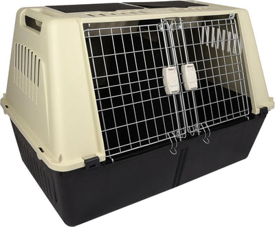 Caisse de transport pour chien Flamingo tripper xl - gris - 100 x 60 x 66 cm