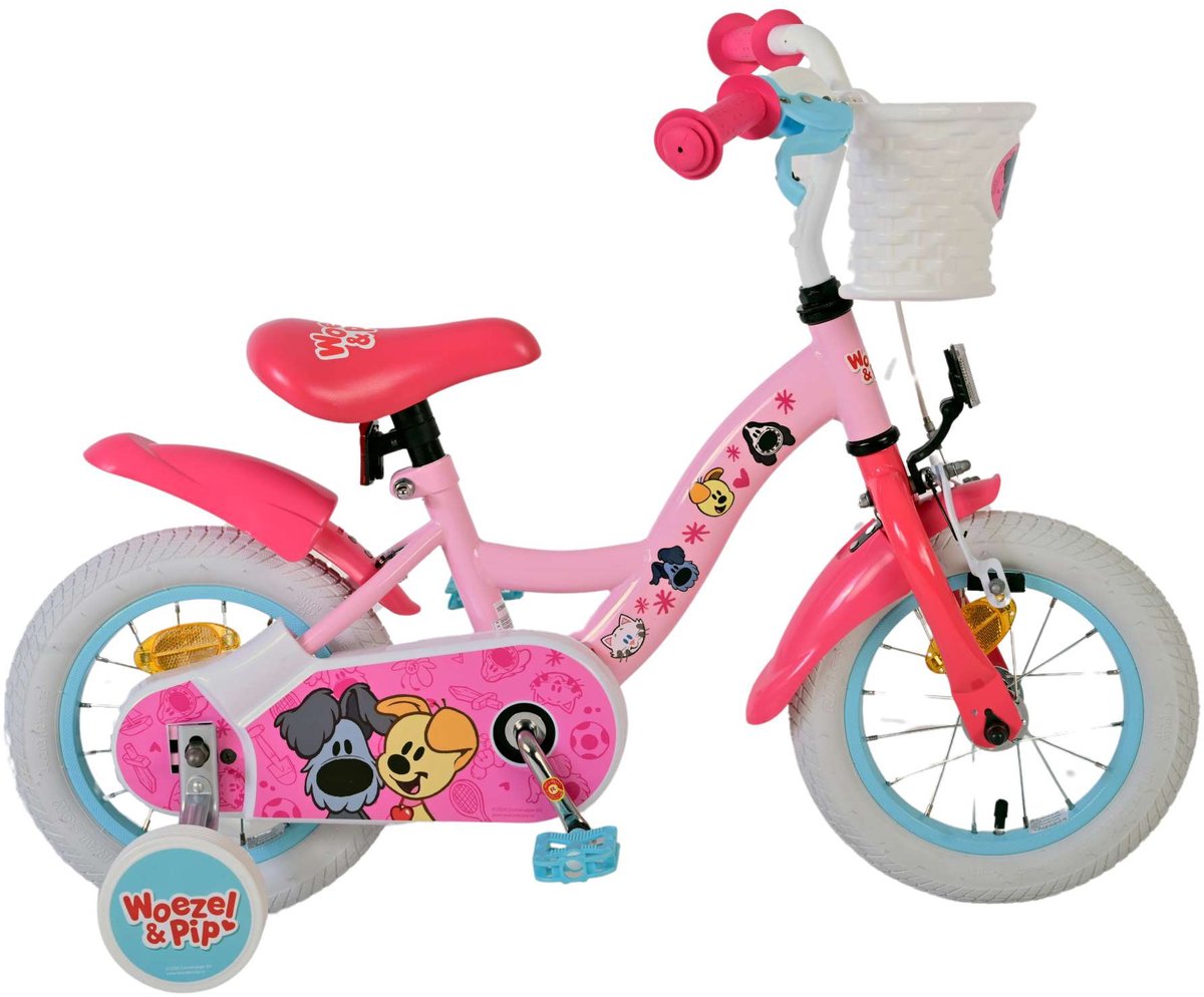 Wezel Pip Pip Children's Bike Girls 12 pouces rose