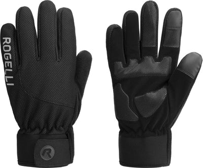 Rogelli alta gants de cyclisme hommes - hiver - noir - xxl