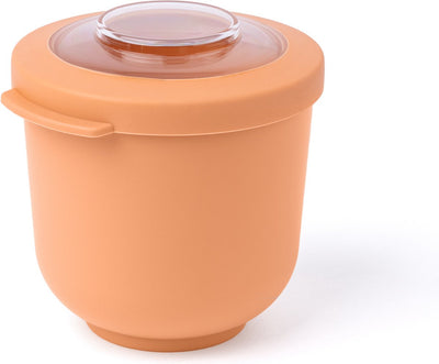 Amuse tylla pêche - 500 ml - boîte à lunch - boîte à lunch - bol avec couvercle - récipient pour aliments frais parfaitement hermétique - boîte à collations pour les déplacements - sans BPA - orange