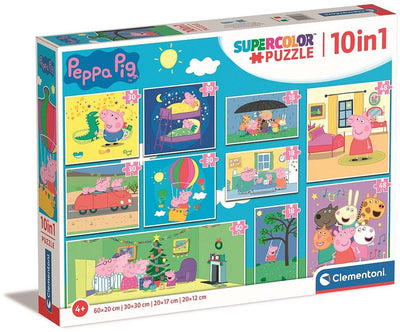Clementoni Puzzles Peppa Pig, 10in1