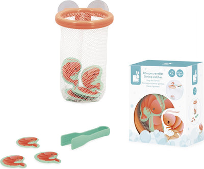 Janod - jouets de bain - jeu de pêche aux crevettes