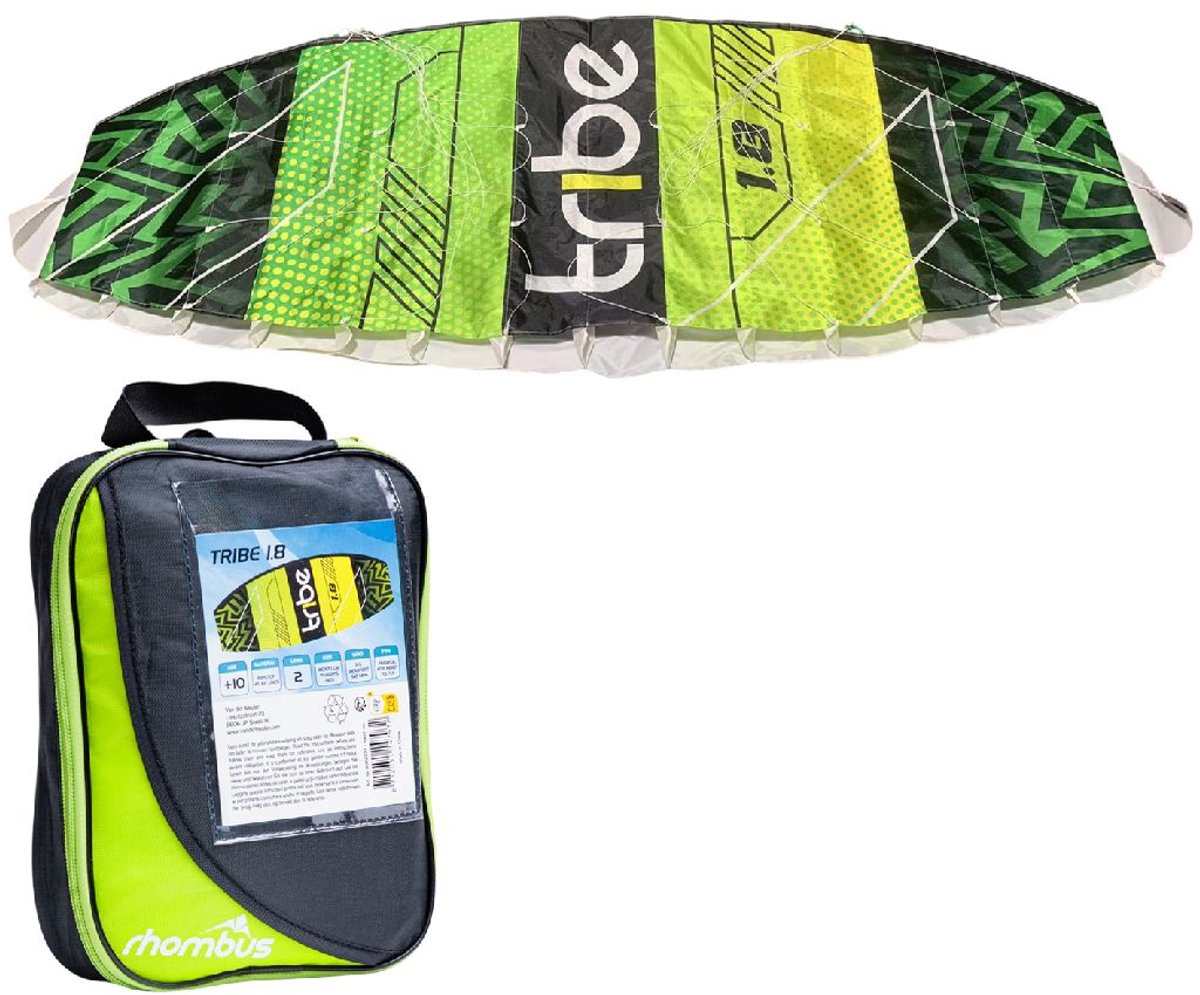 Rhombus tribu 1.8 matelas cerf-volant 180x70 cm vert noir