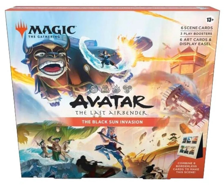 Wizards of the coast llc magie : le rassemblement - avatar : le dernier maître de l'air l'invasion du soleil noir ou l'heure du thé à la boîte de scène du dragon de jasmin (1x boîte aléatoire) - royaume-uni