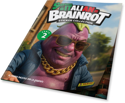 Panini - autocollant brainrot italien skifidol 2 - pack de démarrage