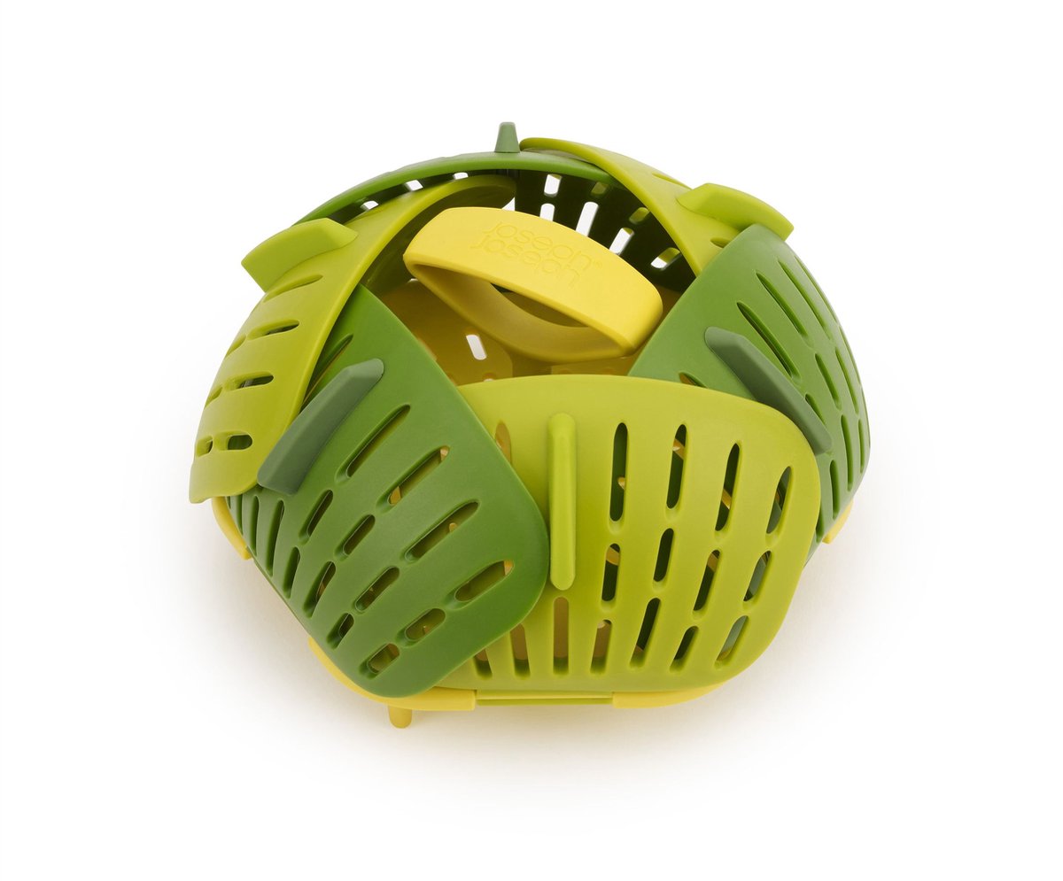 Joseph joseph duo opale - panier vapeur pliable - polypropylène - vert