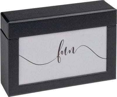 Walther fb-116-b fun - boîte photo avec couvercle - dimensions 11,2 x 16,7 x 3,7 cm - 100 photos 10x15 cm - noir