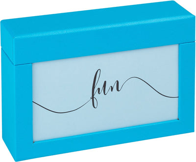 Walther fb-116-u fun - boîte photo avec couvercle - 100 photos 10x15 cm - bleu océan