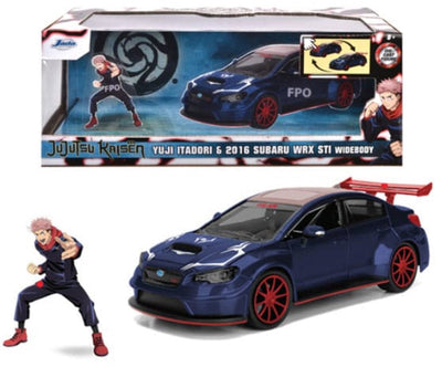 Jada jouets jujutsu kaisen moulé sous pression modèle 1 24 2016 subaru wrx sti véhicules