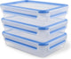 Tefal masterseal fresh - set de démarrage - 3 pièces - 3x1,2l - 100% étanche
