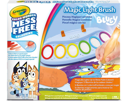 Crayola - pinceau lumineux magique color Wonder - bleuté - ensemble de peinture sans bavures - activité créative et cadeau pour les enfants à partir de 3 ans