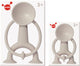 Figurine articulée Moluk boogi - beige - h12cm - avec ventouses pour toute surface lisse - 3 ans