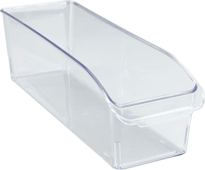 Wenko organisateur de réfrigérateur en plastique transparent 31x10x9,5cm - plateau pour réfrigérateur - boîte de rangement pour réfrigérateur
