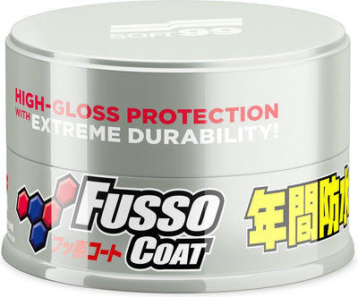 Cire légère pour voiture Soft99 Fusso Coat 200 grammes - 12 mois