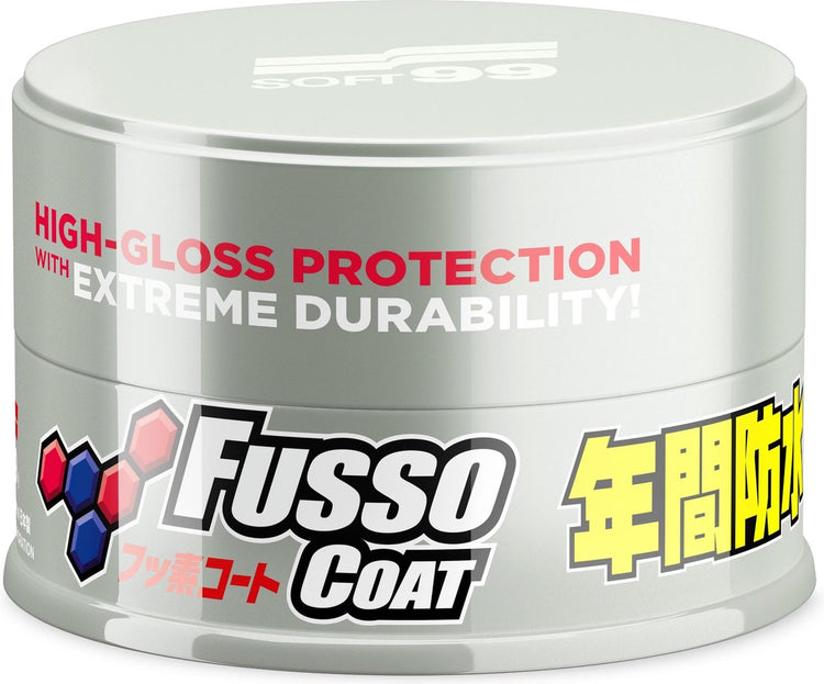 Cire légère pour voiture Soft99 Fusso Coat 200 grammes - 12 mois