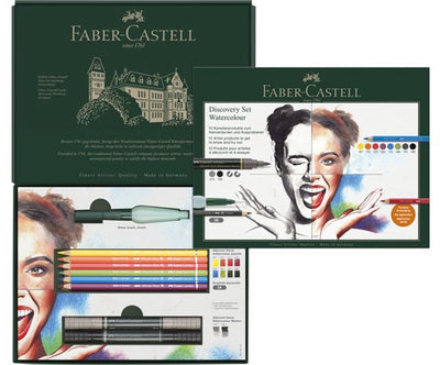 Faber-castell crayons aquarelle albrecht durer - coffret découverte médiums humides - fc-117520