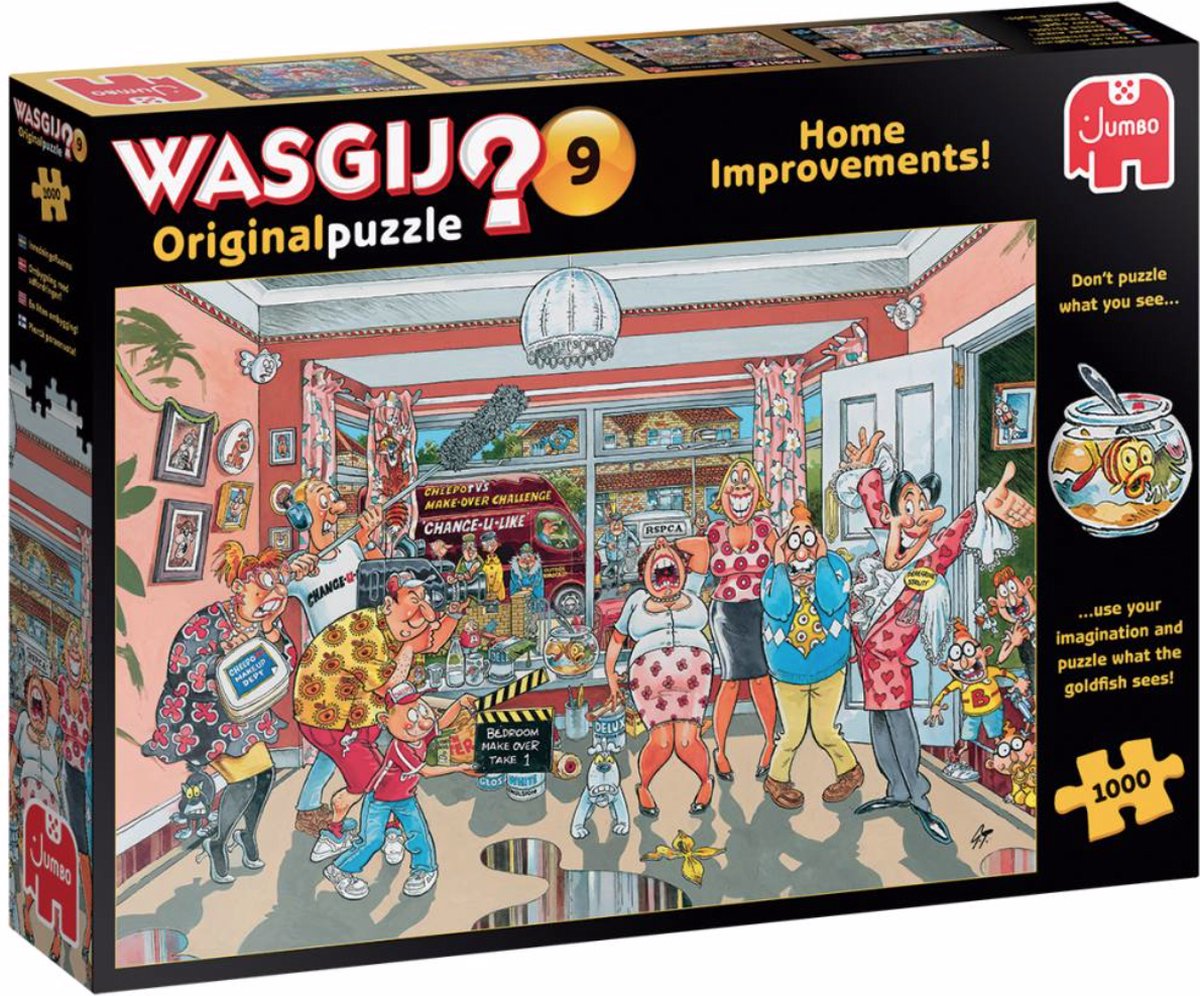 Jumbo wasgij original 9 - améliorations de l'habitat - puzzle 1000 pièces