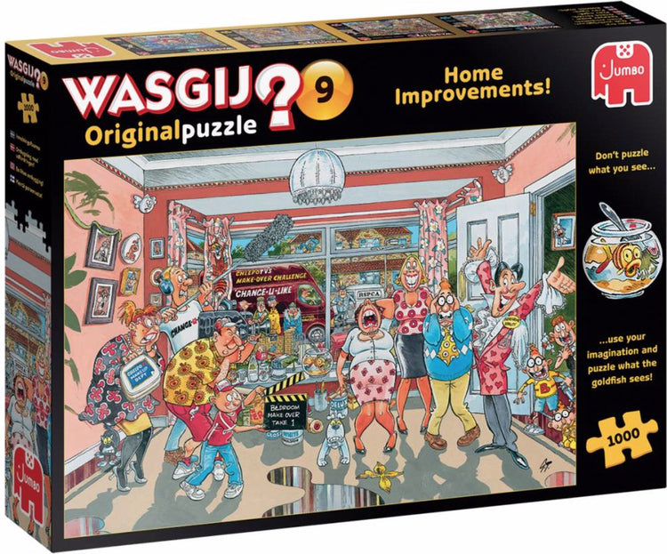 Jumbo wasgij original 9 - améliorations de l'habitat - puzzle 1000 pièces