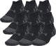 Under armour ua performance tech 3pk ns-blk chaussettes de sport unisexes - noir - gris jet